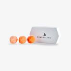 Sharksline - Chewy Ball Full Set - Mewing, Kesgin Çene Hattı İçin - Çift Çene Egzersizi, Boyun Tonlama Fitness Topu, Çene Egzersiz Aparatı (Turuncu)