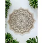 Sharp & Art 12 Farklı Model 20 Cm Ahşap Mandala,okul Aktivite,sanatsal Eğitim Hobi Seti (6LI BOYA VE FIRÇA SETİ) - model-4