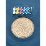 Sharp & Art 12 Farklı Model Ahşap Mandala,okul Aktivite,sanatsal Eğitim ve Hobi Seti (6lı Boya ve Fırça Seti) - model-2