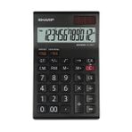 Sharp EL-124TWH 12 Haneli Masa Üstü Hesap Makinesi Eğimli LCD Ekran ile Ofis İhtiyaçları İçin