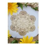 sharp&art 12 Farklı Model 20 Cm Ahşap Mandala,okul Aktivite,sanatsal Eğitim Hobi Seti (6LI BOYA VE FIRÇA SETİ)