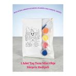 Sharp&Art Çini Boyama, Karo Üzerine Hayvanlar Serisi Boyama Seti, Çocuklar Magnet Ve Duvar Süsünü Kendi Yapsın Deniz Yıldızı