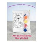 Sharp&Art Çini Boyama, Karo Üzerine Hayvanlar Serisi Boyama Seti, Çocuklar Magnet Ve Duvar Süsünü Kendi Yapsın Köpek Balığı