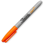 Sharpie 1881077 Neon Permanent Fosforlu Turuncu Markör