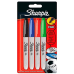 Sharpie 1985858 Permanent Fine 4 lü Standart