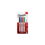 Sharpie 1985879 4'lü S Süper İnce Uç Bls Permanent Kalem