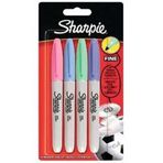 Sharpie 2065402 Fine Permanent BLS 4'lü Markör Pastel