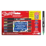 SHARPIE Creative Marker Akrilik Boya Kalemleri | Su Bazlı Boya Kalemi Fırça Uçlu | Mürekkep Kağıdı Geçirmez ve Çoğu Yüzey Üzerine Yazar | 5 Adet