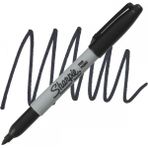 Sharpie Fine İnce Uç Siyah Renk 3 Adet Markör Keçeli Kalem Hassas Çizgiler İçin