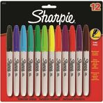 Sharpie Fine Permanent 12 Li Paket Markör Kalem
