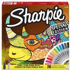 Sharpie Fine Permanent 20li Karışık Kutu Gergedan Markör Kalem Seti