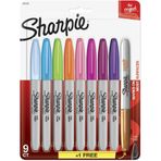 Sharpie Fine Permanent Karışık Renkler 8+1 Markör