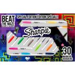Sharpie Fine Permanent Markör 30 Adet Renkli Kalemler Labirent Temalı Özel Kutu