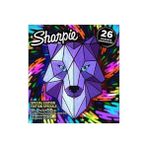 sharpie fine permanent markör kalem 26 lı karışık kutu - kurt 2158030 - Yok