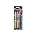 Sharpie FİNE PERMANENT MARKÖR KALEM SETİ METALİK 3 RENK ALTIN GÜMÜŞ BRONZ