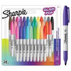 Sharpie Glam Pop Fine Permanent Marker 34'lü Kalem Seti