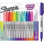 sharpie permanent markör kalem fine glam pop 12 renk 2198780 - Yok
