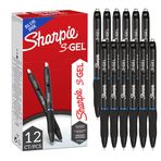 Sharpie S-Gel jel kalemler | orta uç (0,7 mm) | mavi mürekkepli jel kalem | 12 adet