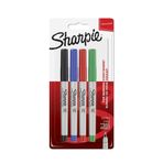 Sharpie Ultra Fine 4 Renk Süper İnce Uç Permanent Markör