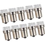 Sharplace 10 Adet BA15S 9 LED Sideght Kuyruk Durdurma Ters Işık Ampuller Beyaz Dc 12 Volt (Yurt Dışından)