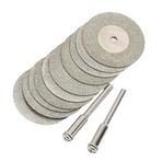 Sharplace 10 x set elmas kesim sabit disk Shank birlikte mandren metal cam taş seramik