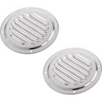 Sharplace 2 Adet Paslanmaz Çelik Yuvarlak Marine Tekne Aksesuarları Için Rouvered Hava Havalandırma 4 " (Yurt Dışından)