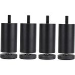 Sharplace 4x Alüminyum Alaşım Dıy Ayarlanabilir Mobilya Bacakları Sehpa Kanepe Yatak Buzdolabı Değiştirme İçin - Siyah 10 cm. (Yurt Dışından)
