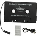 Sharplace Evrensel Bluetooth Kaseti Aux Adaptörü Smartphone Kaset Adaptörü - Mavi