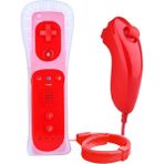 Sharplace Nintendo Wii Wii U Gesture Kontrol ve Nunchuck Joystick Combo (Yurt Dışından) - Kırmızı