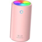 Sharplace Taşınabilir Mini Nemlendirici Masaüstü 2 Mist Modları USB Yatak Odası Kreş Araba Için USB - Pembe