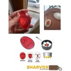 Sharvox 1 Adet Dublör Yumurta Zamanlayıcı – Egg Timer Haşlama Süresi Belirleyici Aparat - Kırmızı