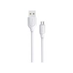 Shaza 2.4A 1 mt Beyaz USB Micro Hızlı Şarj ve Data Kablosu