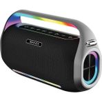 Shaza 250W Siyah Ses Çıkışı Mikrofonlu Taşınabilir Bluetooth Hoparlör