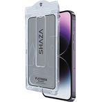 Shaza Airglass Privacy İki Yönlü Gizlilik Filtreli Uygulama Aparatlı iPhone 15 Pro Cam Ekran Koruyucu