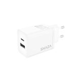 Shaza SG2501/33/WT PD33W Çift Çıkışlı Usb QC3.0 Type-C Şarj Adaptörü