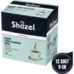 Shazel Hazır Türk Kahvesi | Orta | 12'li Kutu | Avantaj Paket - 12 Adet