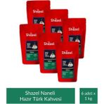 Shazel Nane Aromalı Hazır Türk Kahvesi 1 kg x 6 Adet