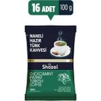 Shazel Naneli Hazır Türk Kahvesi 100 gr x 16 Adet
