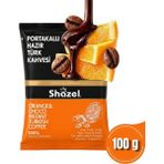 Shazel Portakallı Hazır Türk Kahvesi 100 gr x 2 Adet (Aromalı) 2' Li Paket - 200 gr