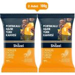 Shazel Portakallı Hazır Türk Kahvesi 100 gr x 2 Adet