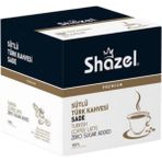 Shazel Sütlü Sade Türk Kahvesi 12LI Kutu - 100 gr