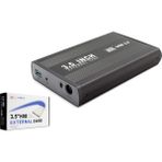 SHC4200 3.5 Inç Sata HDD Harici Disk Kutusu USB 3.0 - Siyah HDX1756 - Seçenek
