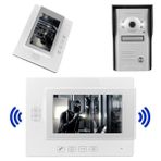 SHC4200 37M 1 Daire 7'' Görüntülü Diafon Kapı Zili Interkom Akıllı Ev Güvenliği Sistemi