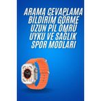 SHC4200 Akıllı Saat 49 mm Çift Kordonlu Arama Cevaplama Bluetooth Bağlantılı