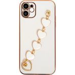 SHC4200 Ally Iphone 11 6.1ınç Kılıf Kalp Bileklik Tutuculu Lüx Silikon Askılı KILIF-(5775) - Seçenek