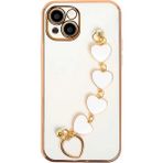 SHC4200 Ally Iphone 13 6.1ınç Kılıf Kalp Bileklik Tutuculu Lüx Silikon Askılı KILIF-(5775) - Seçenek