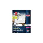 SHC4200 Avery Ultrahold Kalıcı Yapışkanlı Su Geçirmez Etiketler, 1-1/3" x 4", Lazer Yazıcılar Içi - Ölçü - Tipi