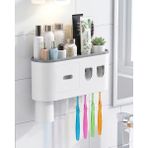SHC4200 Banyo Organizer Fırçası Tutucu Çift Dispenserli Raflı Çekmeceli - Ebatlar