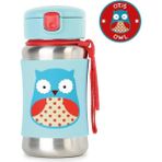 SHC4200 Bfs Skip Hop Zoo Pipetli Paslanmaz Çelik Suluk 350 ml Baykuş - Seçenek