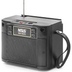 SHC4200 Bluetooth Fm Radyo Tws USB Tf Aux Solar Şarjli Taşinabilir Kamp Hoparlör - Siyah NS522S - Seçenek